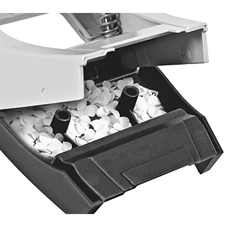 Leitz Büro Locher aus Metall, Für 30 Blatt, Anschlagschiene mit Formatangaben, Ergonomisches Design, hellblau, 50080030 – Bild 4