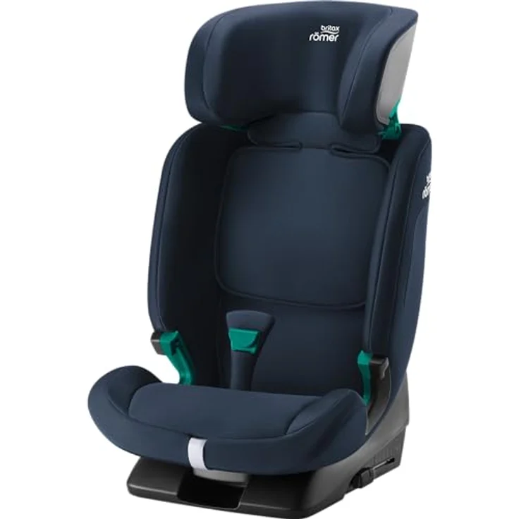 Britax Römer Kindersitz EVOLVAFIX mit ISOFIX für Kinder 76-150 cm, 15 Monate - 12 Jahre, Night Blue – Bild 3