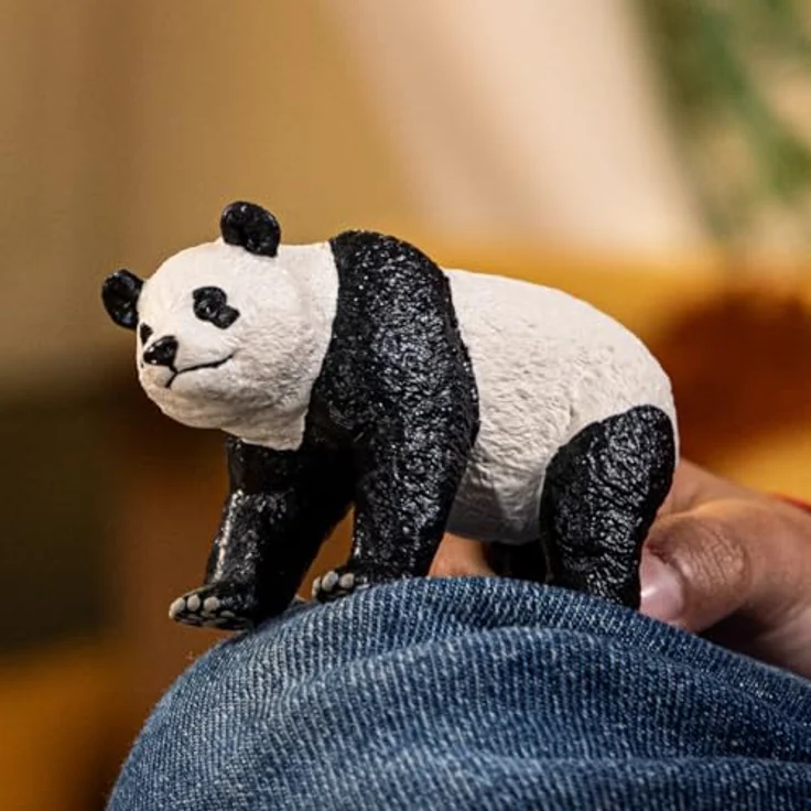 Schleich Großer Panda (14885), Wild Life Figur, schwarz-weiß, 10 x 4,1 x 6 cm – Bild 2