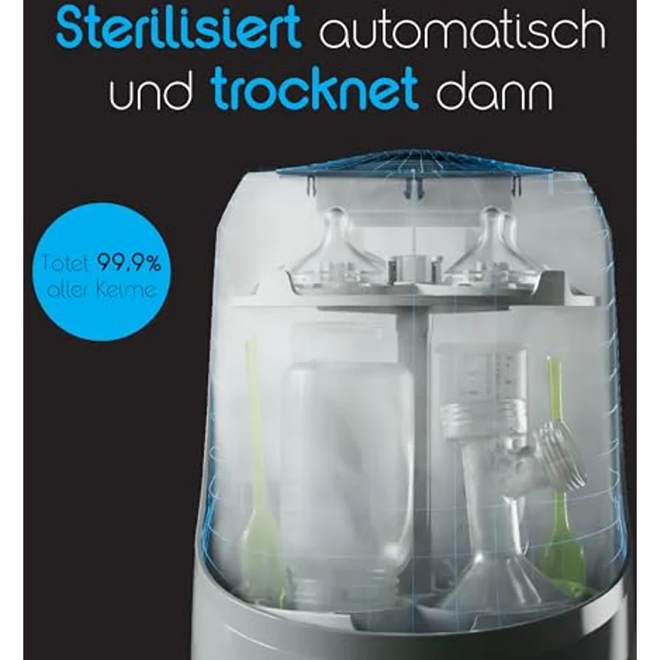 Baby Brezza Bottle Washer Pro: Vollautomatisiertes Waschen, Sterilisieren und Trocknen von Babyflaschen & Kinderflaschen – Bild 3