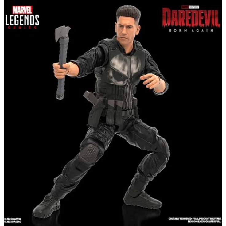 Marvel Legends Series Daredevil: Born Again Punisher Action-Figur mit 5 Accessoires, 15 cm, mehr als 20 Bewegungspunkte – Bild 2