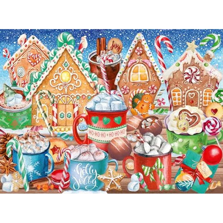 Ravensburger Kinderpuzzle - 12000867 Süße Weihnachten - 200 Teile XXL Puzzle für Kinder ab 8 Jahren, Weihnachtspuzzle für Kinder, langlebiges extradickes Material, altersgerechte Puzzleteile, Format 49 x 36 cm – Bild 2