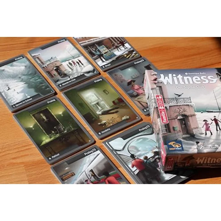 Pegasus Spiele Witness – Der Sigma-Club, Brettspiel mit langlebigem Zubehör und hochwertigem Material – Bild 4