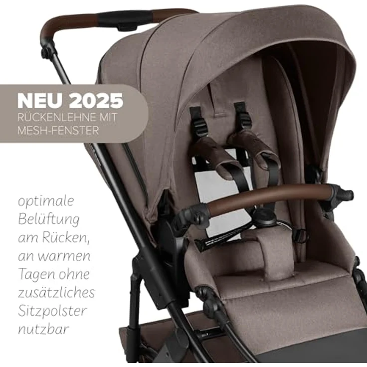 ABC Design Kombi-Kinderwagen Salsa 5 Air - Pure - Nature, inkl. Gratis Mobilitätsgarantie – Bild 6
