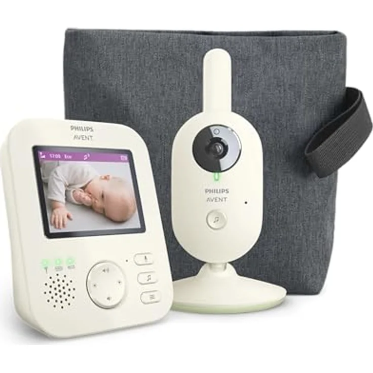 Philips Avent, Video & Audio Advanced Babyphone mit Kamera, 300 m, hochauflösender 2,8-Zoll-Bildschirm, Infrarot-Nachtsicht – Bild 1