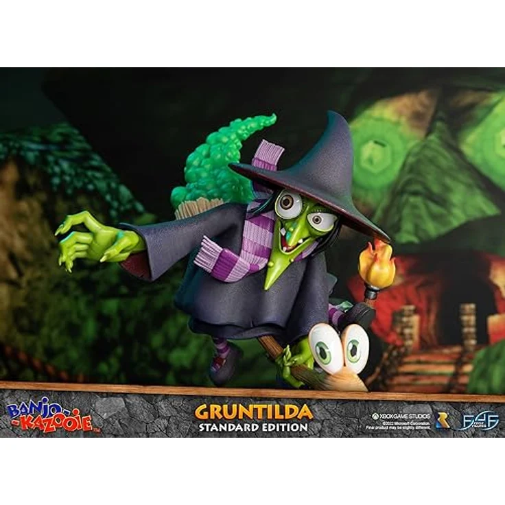 First 4 Figures Banjo-Kazooie statuette Gruntilda 40 cm, detailreiche Statue aus hochwertigem Polystone – Bild 5