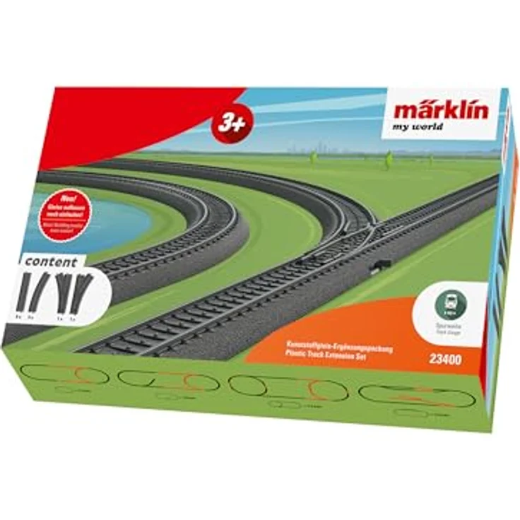 Mrklin 23400 H0 Kunststoffgleis-Ergnzungspackung - my world – Bild 2