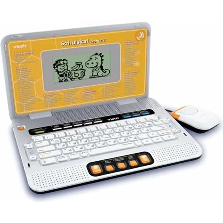 Vtech® Kindercomputer Schulstart Laptop, 160 Lernspiele, 2-sprachig, inkl. Tragetasche, blau – Bild 5