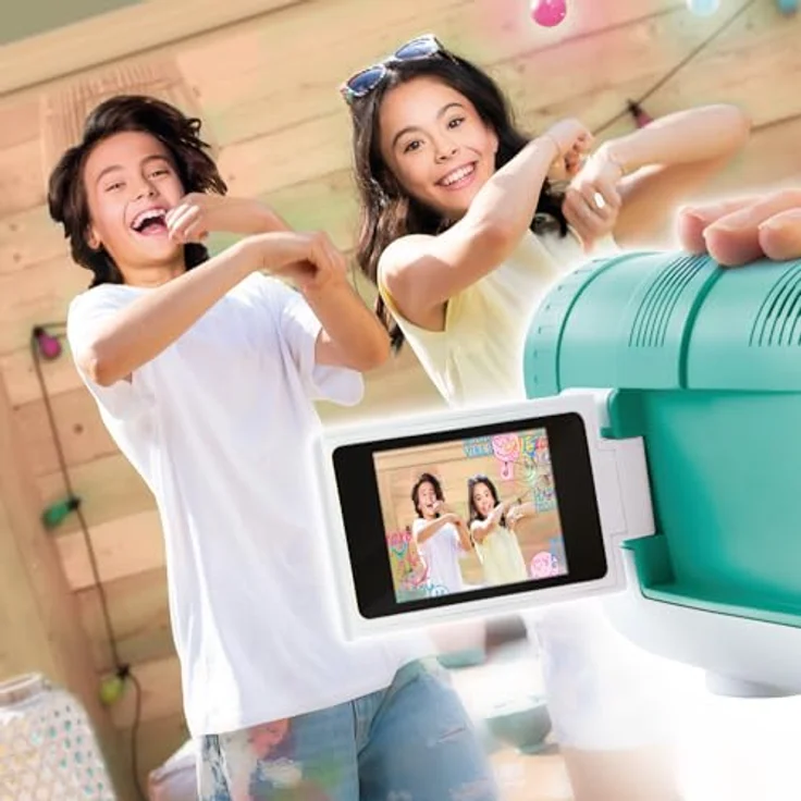 Canal Toys Camera Projector, Kinderkamera mit Foto- und Videoaufnahme, inkl. SD-Karte und USB-C-Ladekabel – Bild 4