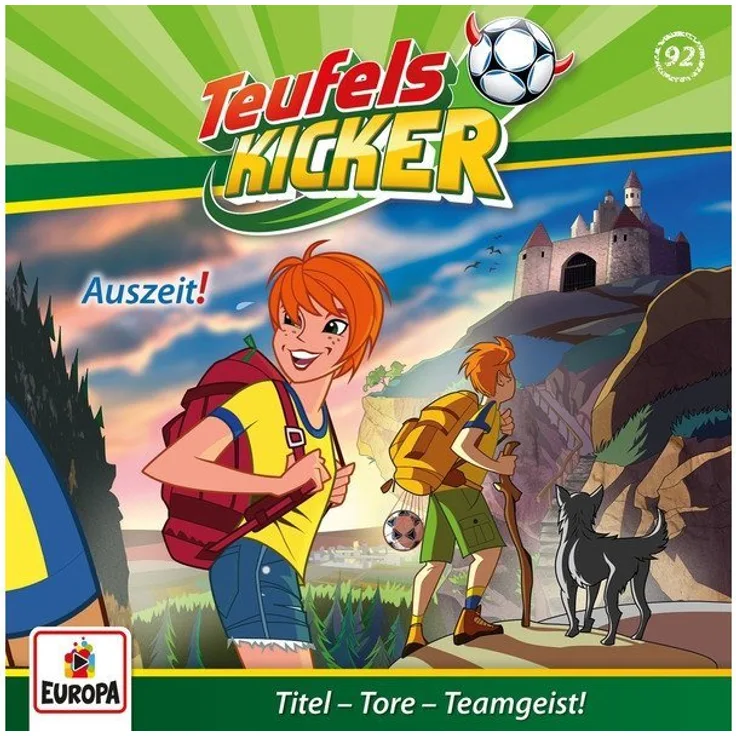 Europa Hörspiel-CD Die Teufelskicker 092 - Auszeit! - Spannendes Fußballabenteuer mit rätselhafter Wanderung und echter Gefahr