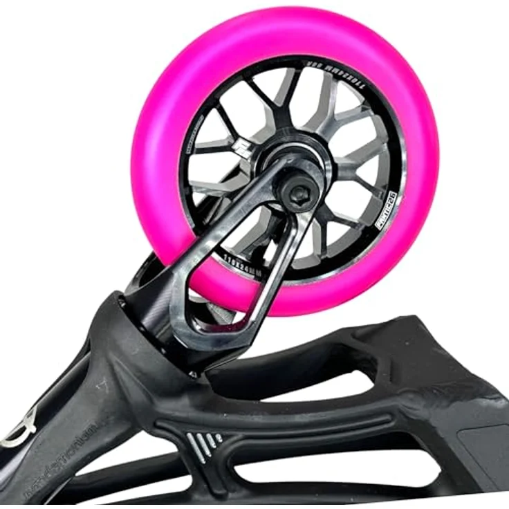Fantic26 Stuntscooter Spy7 Stunt-Scooter Rolle 110mm Abec11 Schwarz/Pu Pink – Bild 5