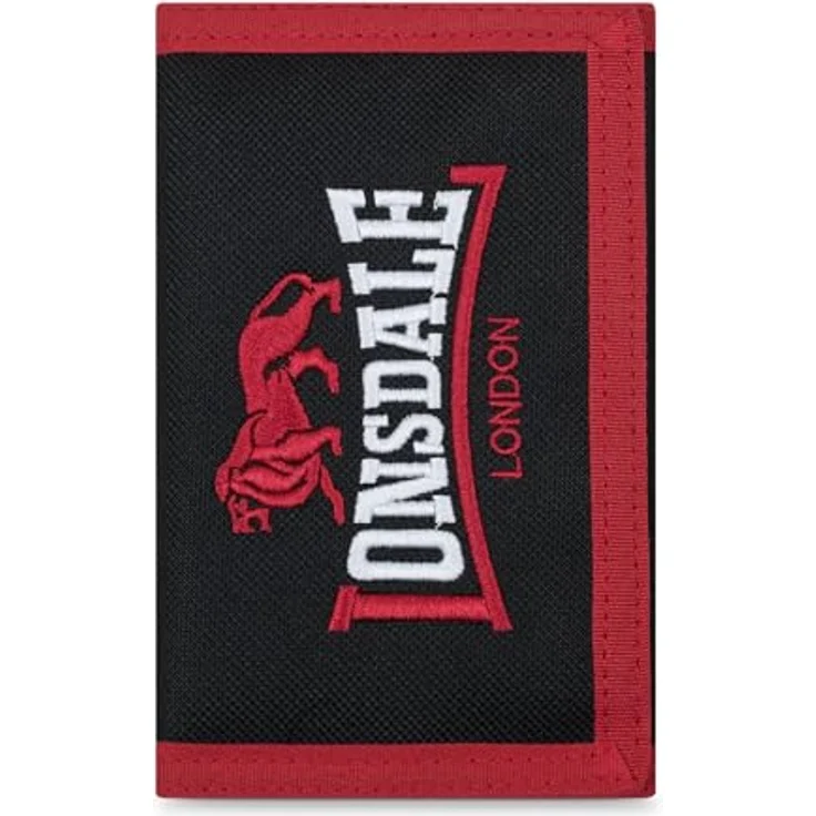 Lonsdale Higham Geldbörse, Kinderportemonnaie aus hochwertigem Material mit Fächern für Karten, Geldscheine und Münzen, sportlich-elegantes Design – Bild 1