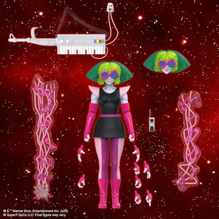 Super7 Silverhawks Ultimates Actionfigur Wave 07 Melodia (Toon), detailreich und beweglich, 235 mm Höhe – Bild 6