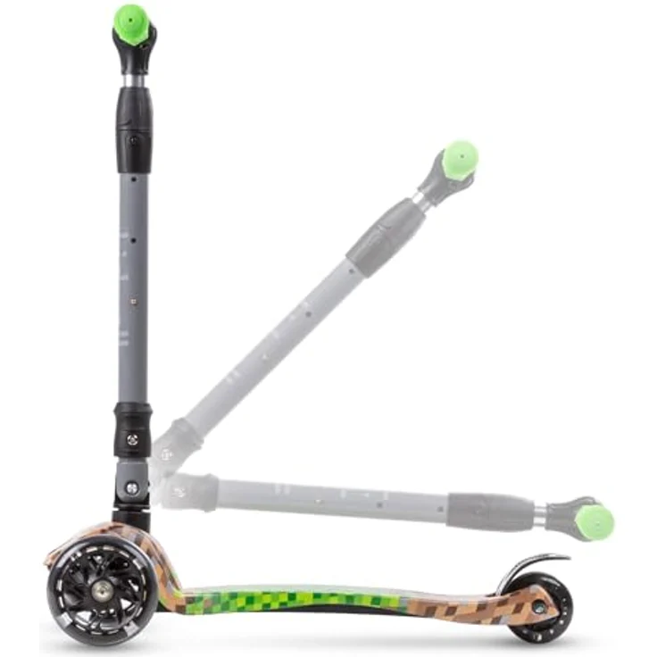 COIL Kinderroller VENTO, Dreiradscooter mit LED-Rädern und ABEC-7-Lager, Game – Bild 5