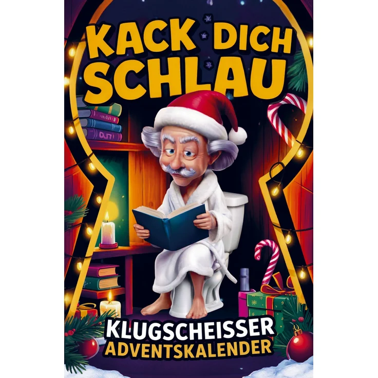Sonstige Verlage Kack dich schlau! Adventskalender, 24 Tage Klugscheißer-Wissen für das stille Örtchen, unterhaltsame Fakten und Humor