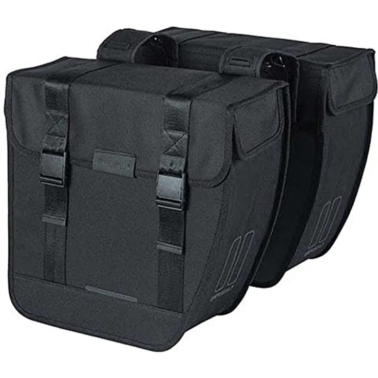 Basil Double Bicycle Bag Tour XL Black - 35 Liter