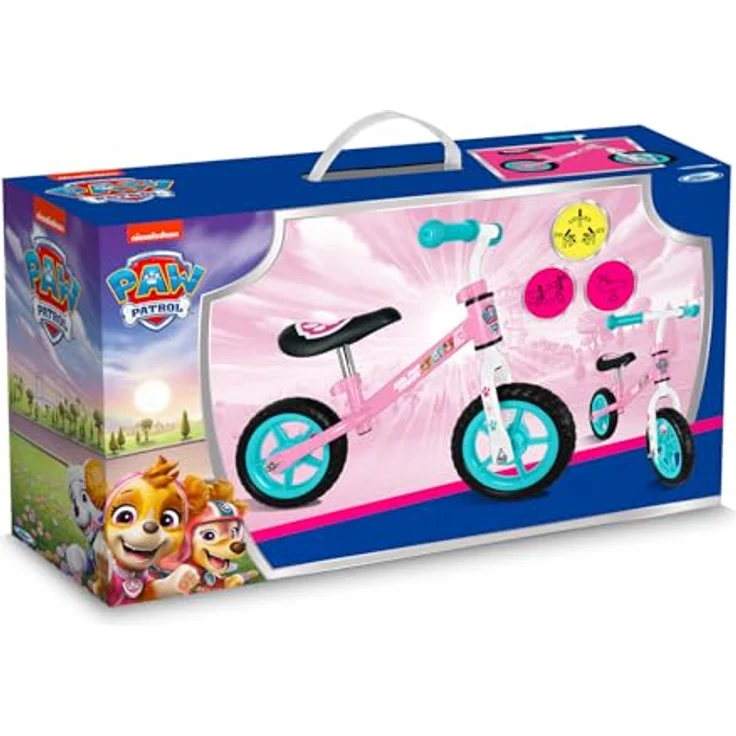 STAMP Running Bike/LAUFRAD PAW Patrol Girl, Stahlrahmen, verstellbarer Sattel und Lenker, pink – Bild 3
