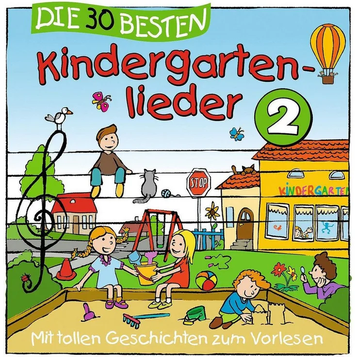 Universal Music GmbH Hörspiel Die 30 besten Kindergartenlieder 2, Audio-Album mit beliebten Kindergartenliedern und Geheimtipps