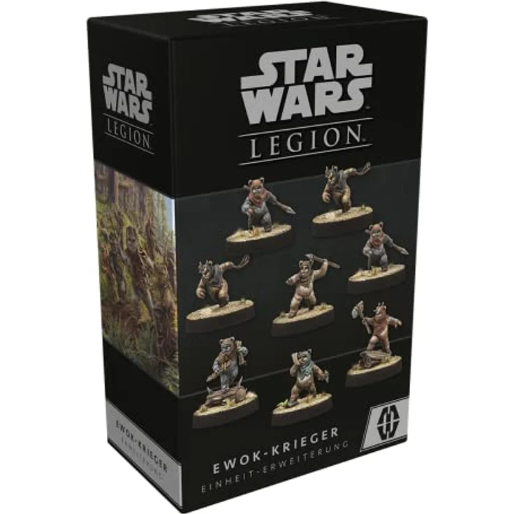 FFG Star Wars: Legion - Ewok-Krieger, Erweiterung mit 8 Miniaturen und neuen Karten für die Rebellenallianz, für 2 Spieler ab 14 Jahren (DE-Ausgabe) – Bild 1
