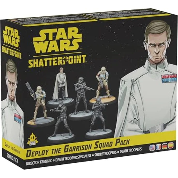 ATOMIC MASS GAMES Star Wars: Shatterpoint – Deploy The Garrison, Squad-Erweiterung für 2 Spieler, ab 14 Jahren, Deutsch, Mehrsprachig, 90-120 Minuten Spielzeit – Bild 1
