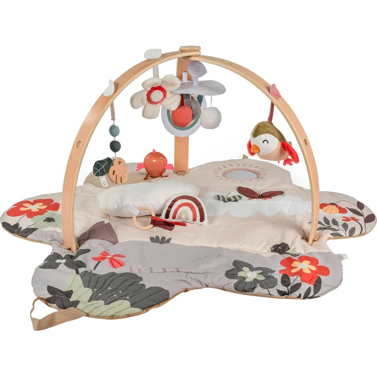 BabyGo Spielbogen Bianca Flower, 3D-Activity-Spielmatte