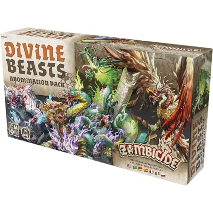 CMON Zombicide: White Death – Divine Beasts, Erweiterung für Kennerspiel, Dungeon Crawler, 1-6 Spieler, ab 14 Jahren, Spielzeit 60 Minuten, mehrsprachig – Bild 3