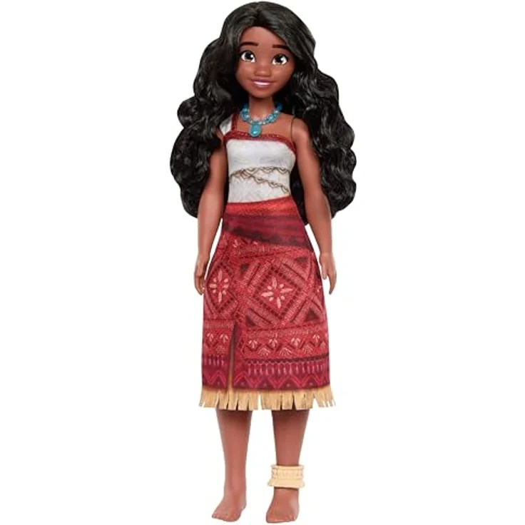 Mattel® Anziehpuppe Disney Vaiana 2, Vaiana im Abenteuer-Outfit mit Halskette und Fußkettchen, bewegliches Haar und Gliedmaßen – Bild 6