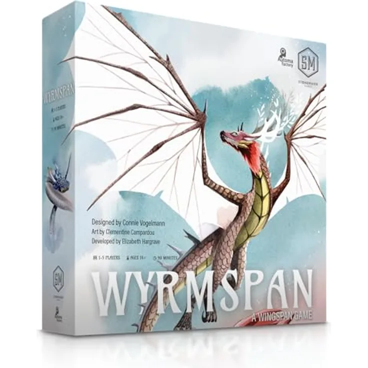 Stonemaier Games STM850 Drachen Familien-Brettspiel, Mehrfarbig, strategische Motorbaumechanik, umweltfreundliche Komponenten