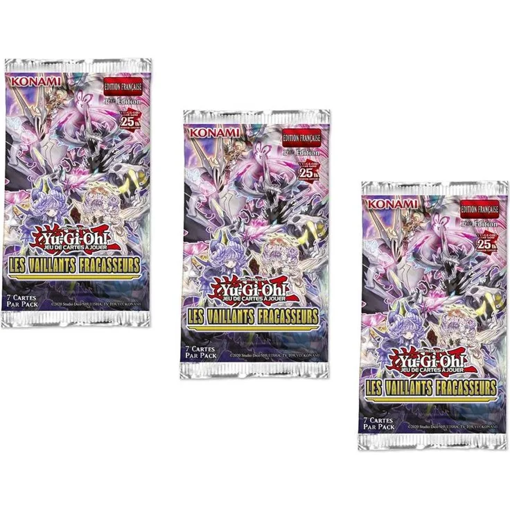 Konami Yu-Gi-Oh! 3er Booster-Set Brave Breakers, Sammelkarten, bunt