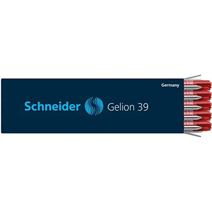 SCHNEIDER NOVUS Gel-Tintenroller Gelion 39, Füller mit weichem Schreibgefühl, rot – Bild 3