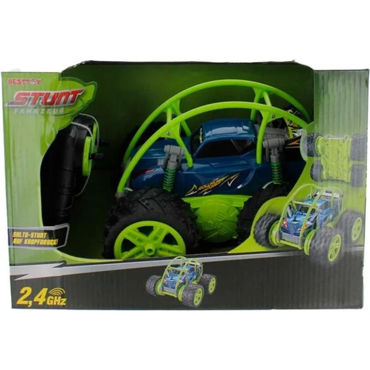 Besttoy RC Überschlagfahrzeug Rolling Tumbler, ferngesteuertes Stunt Auto für saltoartige Aktionen, nicht geeignet für Kinder unter 3 Jahren