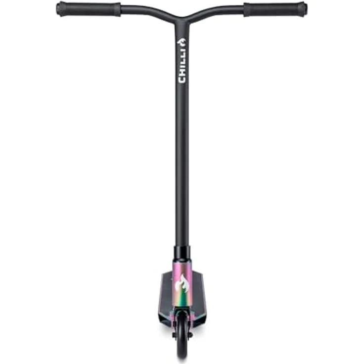 Micro Mobility Chilli Rocky, Scooter mit Aluminiumdeck, 110 mm Rädern, matt neochrome – Bild 3