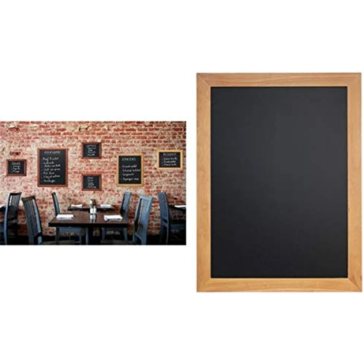 Securit Kreidetafel UNIVERSAL mit Holzrahmen teak – Bild 2