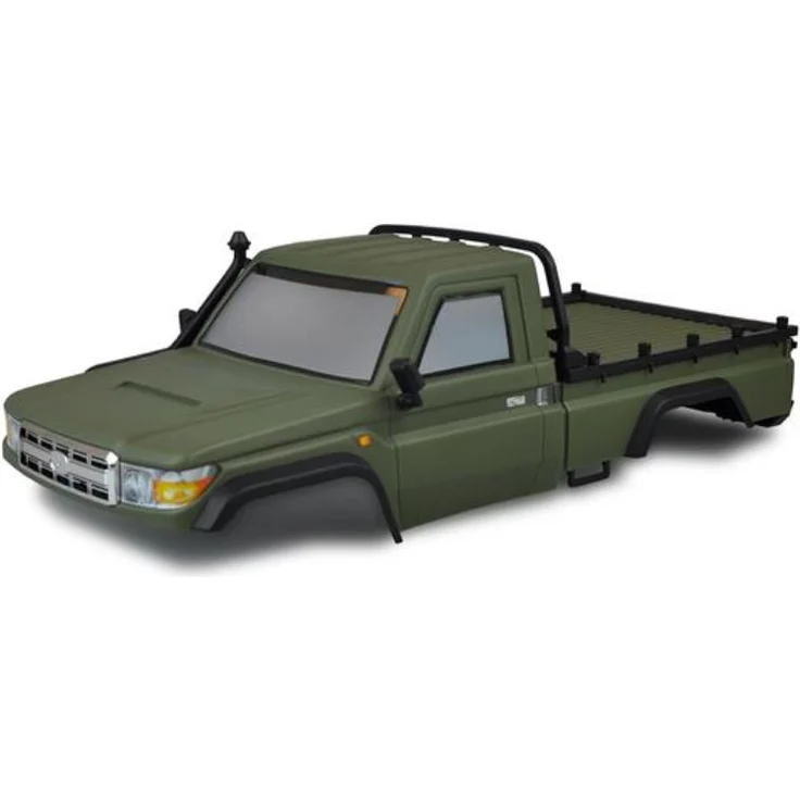 Amewi Pick-Up Crawler Karosserie 1:10, grün, robuste und langlebige Konstruktion, einfache Montage und Anpassung für individuelles Design