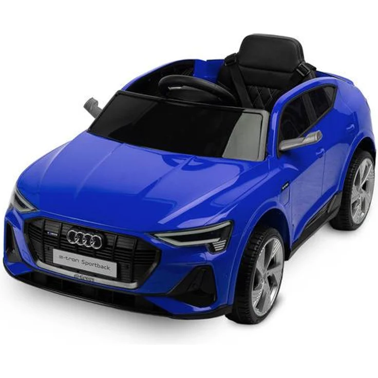 Toyz Audi e-tron Sportback Kinder-Elektroauto, Dunkelblau, lizenziertes 4x4 Fahrzeug mit Sanftanfahrfunktion und zwei Geschwindigkeitsstufen für 3–8 Jahre