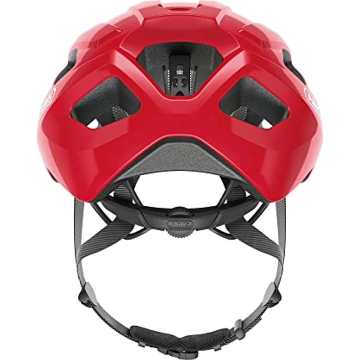 ABUS 87222 Fahrradhelm, Rot (Blaze Red), M (52-58 cm) - Stabiler Einsteigerhelm mit In-Mold Fertigung und optimaler Belüftung – Bild 3