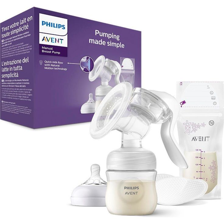 Philips AVENT Handmilchpumpe SCF430/20, Standardset mit Natural Motion-Technologie