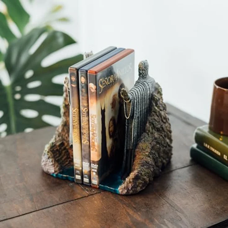 Grupo Erik GPE29764 Der Herr der Ringe Buchstützen Argonath, handbemalt aus Kunstharz mit verwitterter Steinoptik, 2-teilig – Bild 3