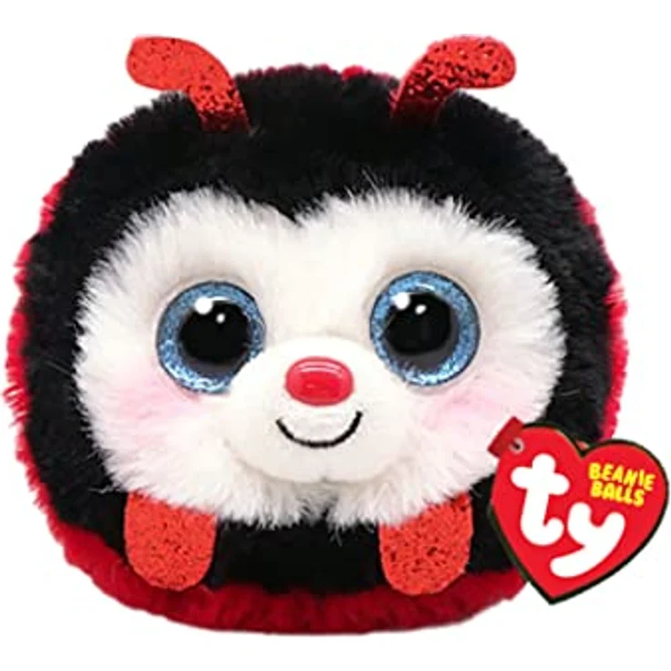 Ty Beanie Balls, "Izzy", Marienkäfer, ca. 7cm – Bild 2