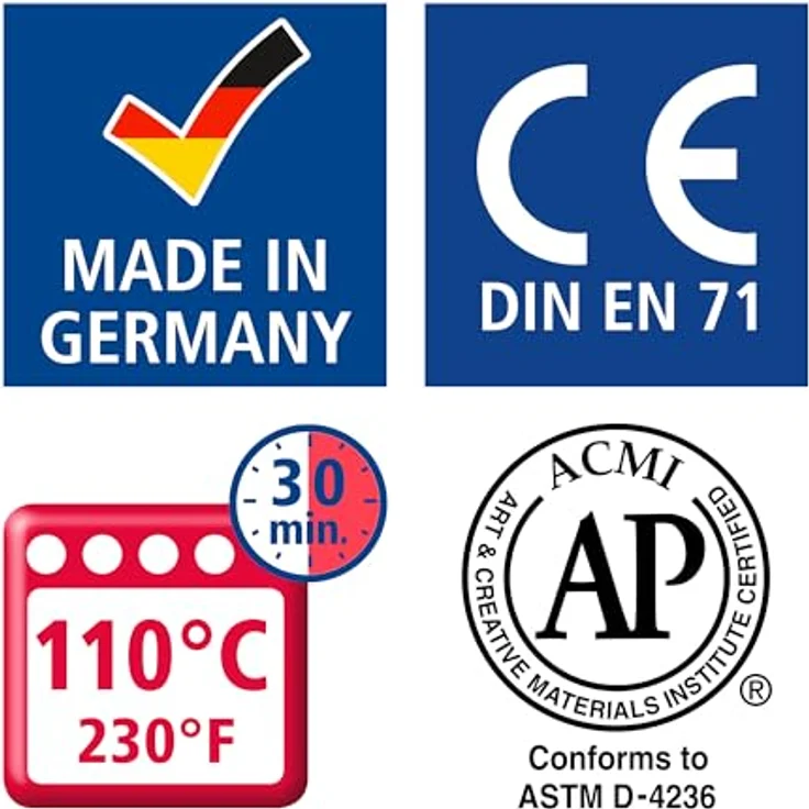FIMO Modelliermasse kids, 16 Farben à 42 g, leicht formbar und backofenfest – Bild 5