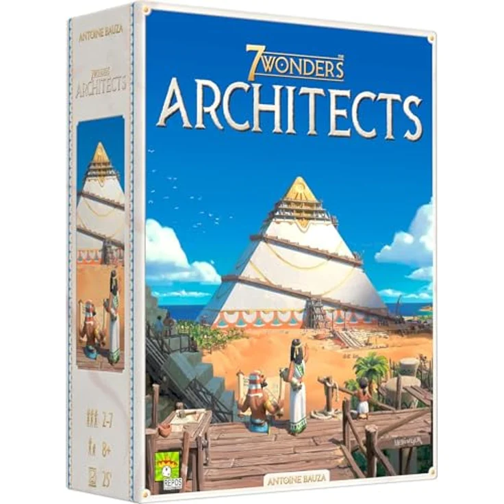 Repos Production 7 Wonders Architects, Brettspiel für 2-7 Spieler mit antiken Weltwundern und strategischen Effekten – Bild 3