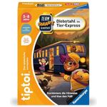 Ravensburger tiptoi® Spiel - Team SMART ermittelt - Diebstahl im Tier-Express, interaktives Lernspiel für Kinder über 3 Jahren
