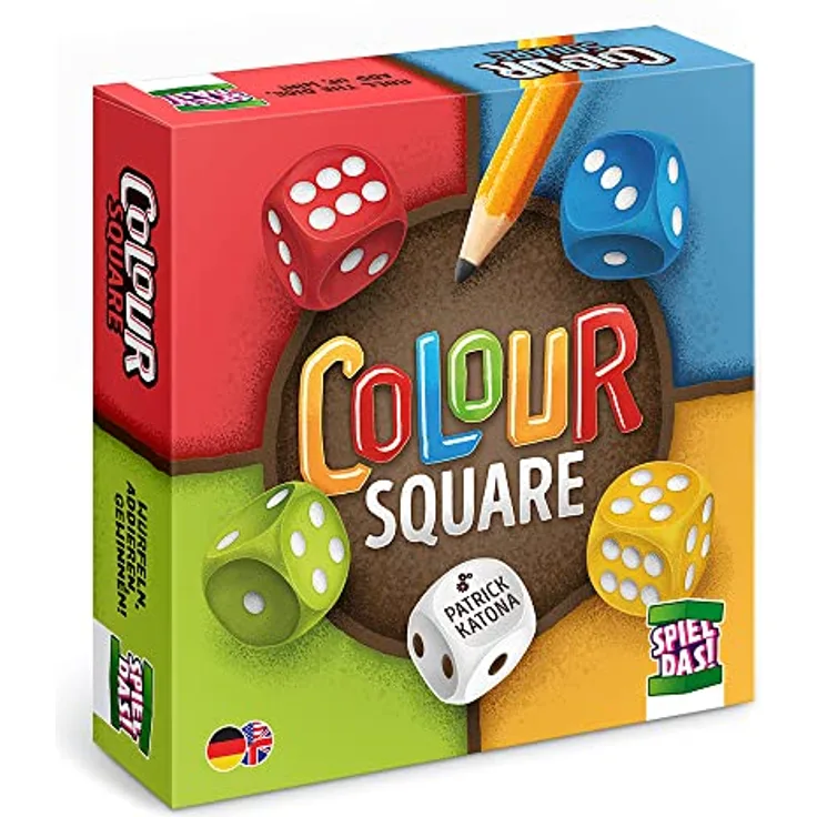SPIEL DAS! Verlag - Colour Square - spannendes Roll & Write, Würfelspiel für die ganze Familie! NEUHEIT!
