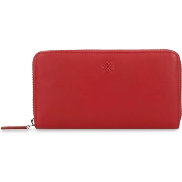 Picard Bali Geldbörse, zweigeteilt aus genarbtem Rindleder mit RFID-Schutz, rot