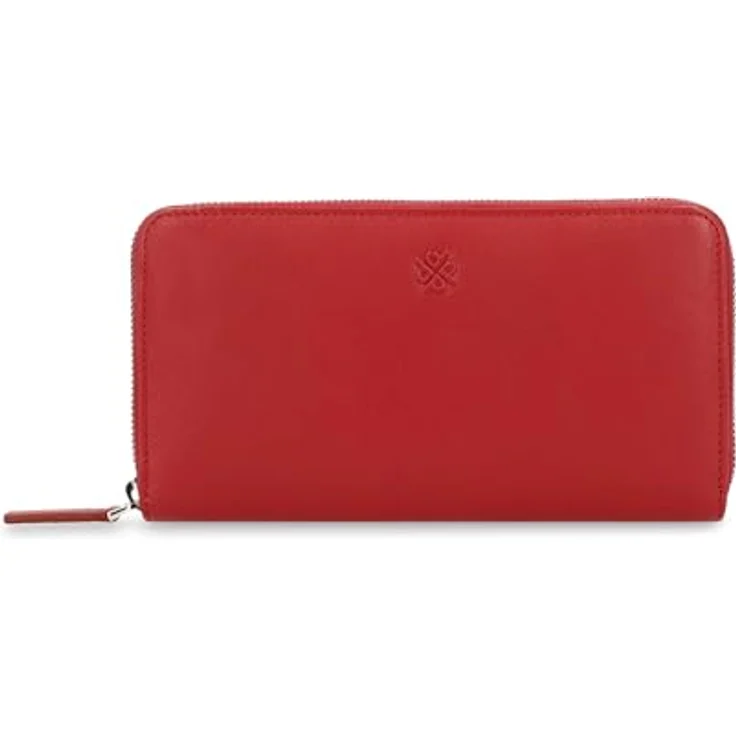 Picard Bali Geldbörse, zweigeteilt aus genarbtem Rindleder mit RFID-Schutz, rot – Bild 1