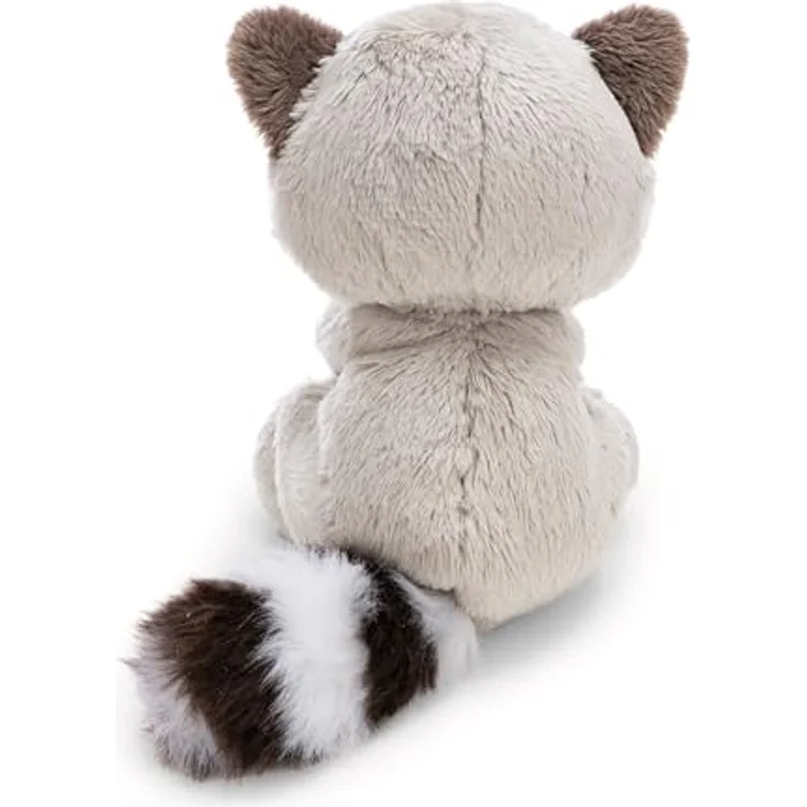 NICI Kuscheltier Waschbär schlafend im Körbchen mit Fliegenpilz - 63123, aus weichem Plüsch für Geborgenheit und Wohlfühlmomente – Bild 4