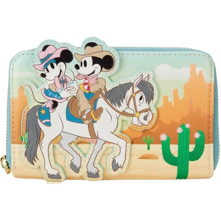 Loungefly, Portemonnaie, Disney by Loungefly Geldbeutel Western Mickey and Minnie