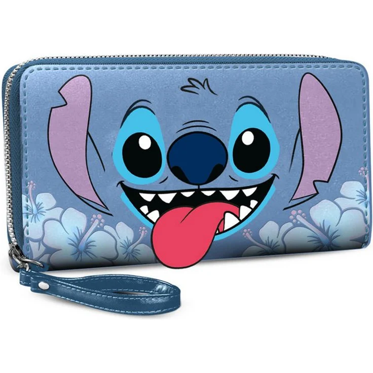 Karactermania Geldbörse Disney Lilo & Stitch, Portemonnaie mit 12 Kreditkartenfächern und Reißverschluss-Münzfach, 10 x 19 x 2 cm – Bild 1