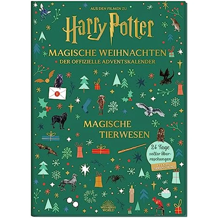 Panini Verlags Harry Potter: Magische Weihnachten - Offizieller Adventskalender mit 25 Türchen zu magischen Tierwesen – Bild 1