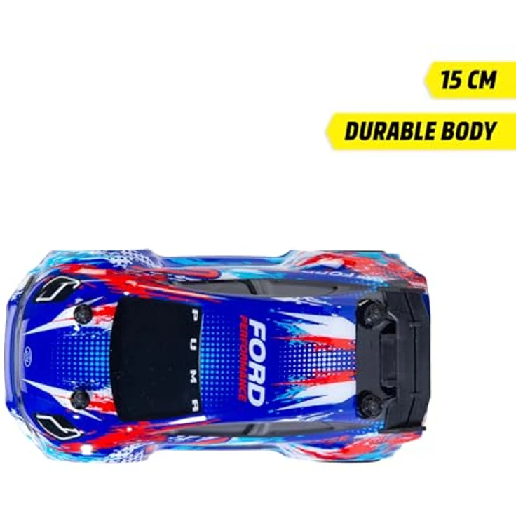 Dickie Toys Ford Puma ST, ferngesteuertes Spielzeugauto 15 cm, für Kinder ab 3 Jahren, 6 km/h, inkl. 27 MHz Fernbedienung, Gummireifen für drinnen & draußen – Bild 4